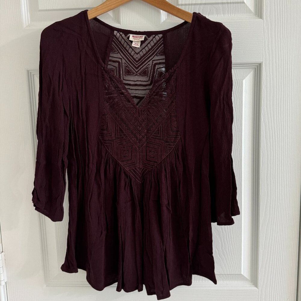 Mossimo Supply Co Women's Top Blouse, Size M